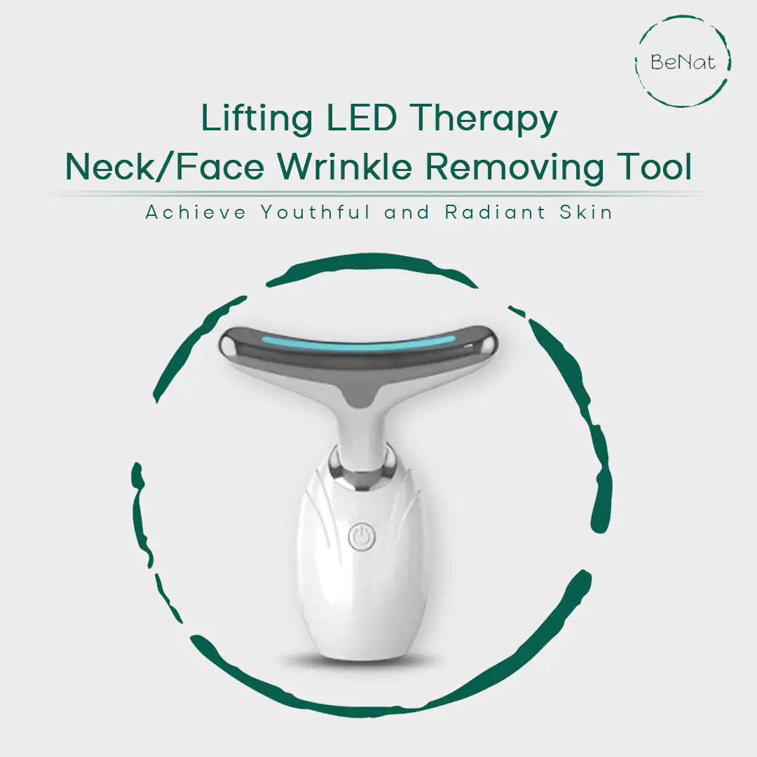 Neck &amp; Face Lifting LED Therapy Device