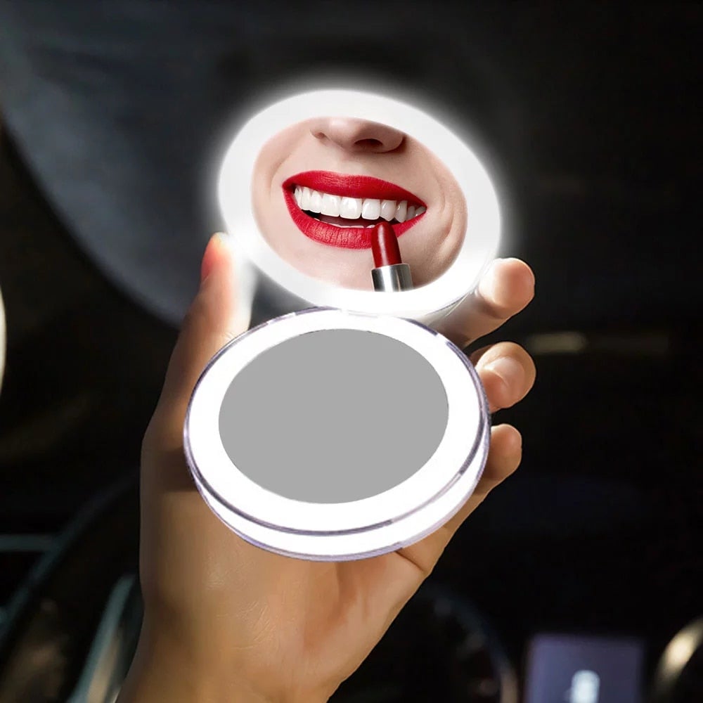 LED Makeup Mirror | Handheld LED Mirror | The Cosmetic Obsession