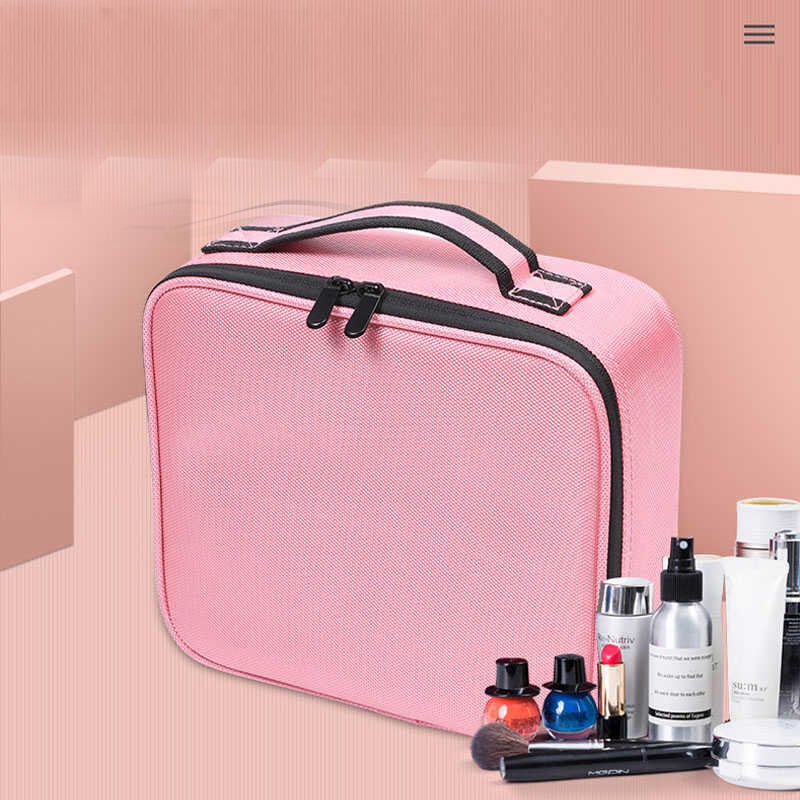 Portable Makeup Bag | Partition Makeup Bag | The Cosmetic Obsession